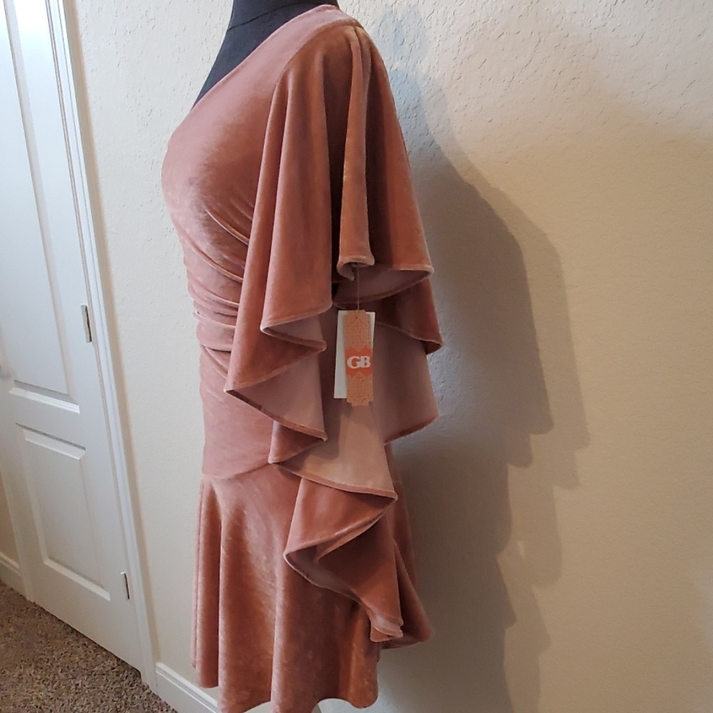 NEW! Beautiful velour, Glitzy Daze, Dress - Picture 2 of 5